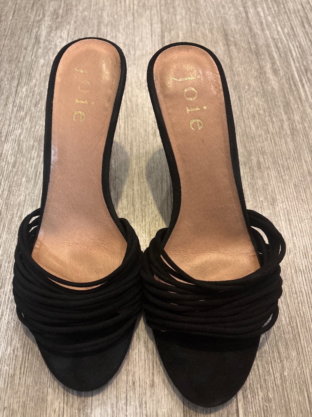Joie Black Suede Heels